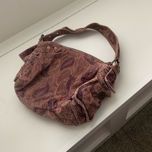 Pink Paisley Chord Gap Purse